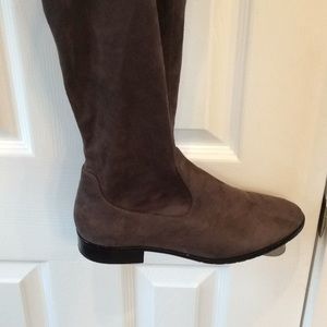 Ivanka Trump over the knee suede boots